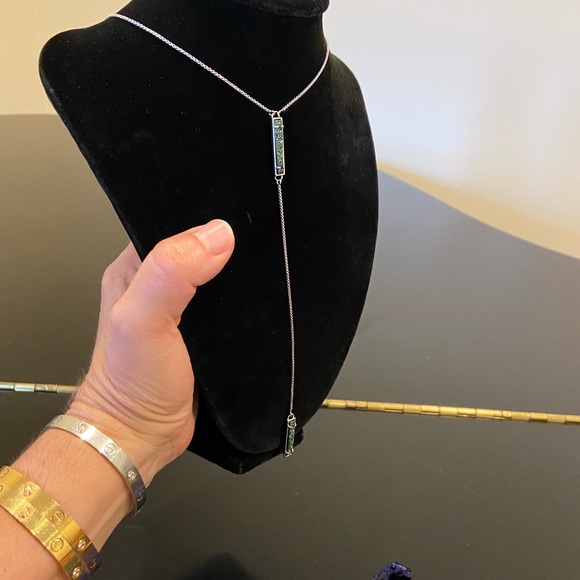 NWT Authentic Luxury Minimalist Kendra Scott Lilly Y necklace - Picture 12 of 16